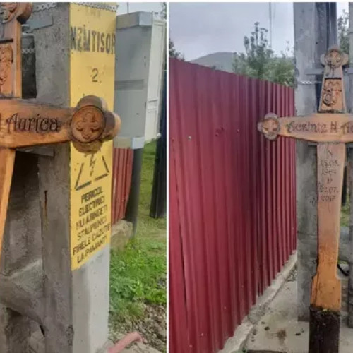 Un bărbat din Neamț cercetat pentru profanarea crucii mamei soției sale