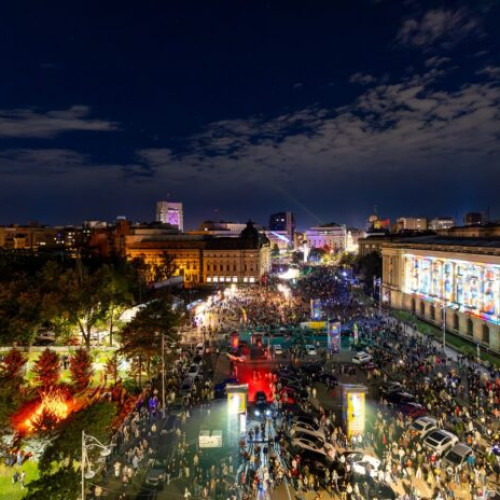 Spotlight 2025 a adus arta luminii și tehnologia în centrul Capitalei
