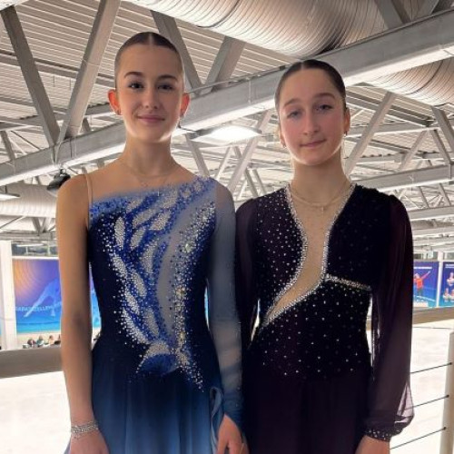 Ana Stratulat și Natalia Runcanu dau strălucire patinajului brașovean la Budapest Trophy 2025