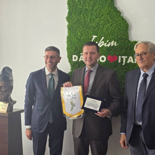 Delegatie din Italia în vizită de colaborare în județul Dâmbovița