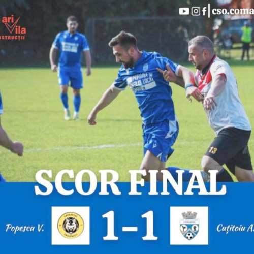 Progresul Drăgănești remizează în derby cu CSO Comarnic în etapa a 8-a