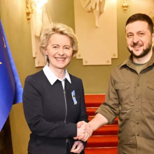 Ursula von der Leyen ajunge la Kiev pentru a marca doi ani de război înţărcut în Ucraina