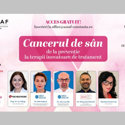 Constănțencele sunt invitate la eveniment despre prevenția și tratamentele cancerului la sân