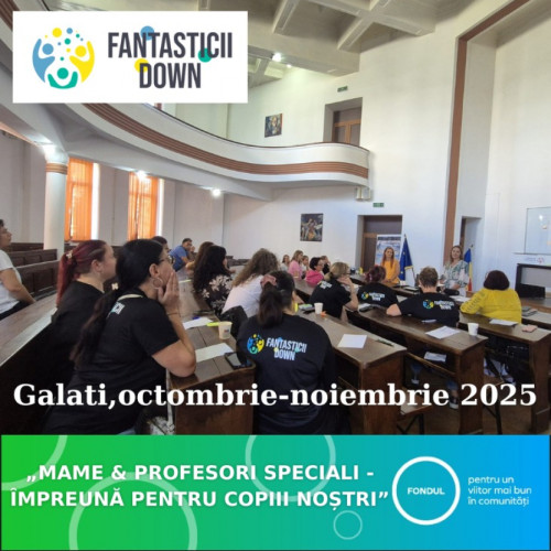 Ateliere gratuite pentru părinți și profesori ai copiilor cu cerințe educaționale speciale la Galați