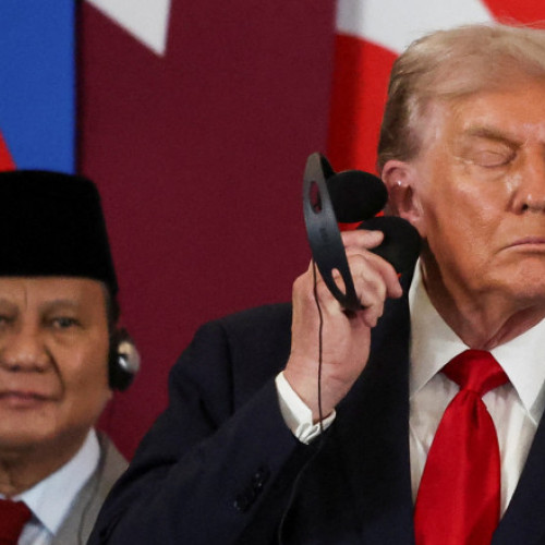 Președintele Indoneziei cere o întrevedere cu fiul lui Trump, surprinsă de microfonul deschis