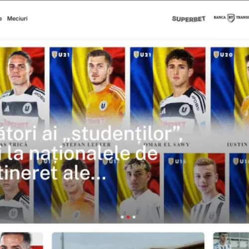 FC Universitatea Cluj lansează un nou site oficial modern pentru suporteri