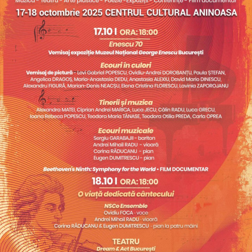 Aninoasa găzduiește a doua ediție a festivalului cultural „Aninoasa Clasic Festival”