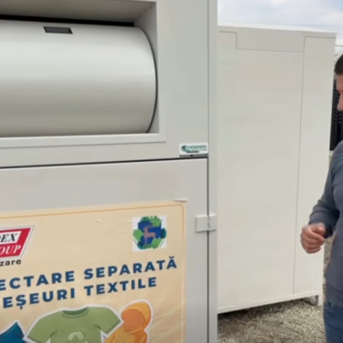 Iridex aduce containere pentru colectarea hainelor vechi în 51 de localități din Gorj