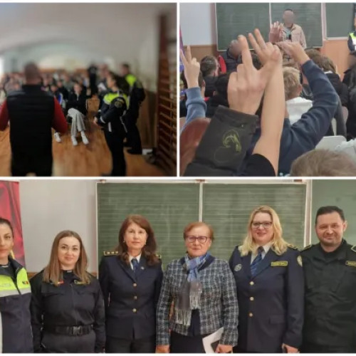 Polițiștii și penitenciarul din Gherla transmit tinerilor mesajul consecințelor greșelilor