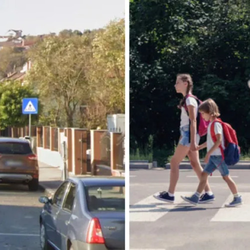 Clujean reclamă parcarea ilegală pe trecerea de pietoni din Mănăștur