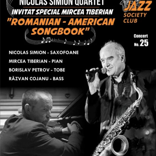 Concert de jazz cu Nicolas Simion și Mircea Tiberian la Jazz Society Club