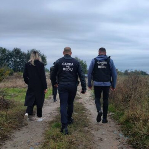 Acțiune amplă la Sintești pentru depistarea arderilor ilegale cu sprijinul dronelor