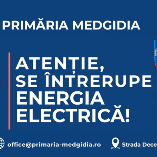 Medgidia: întreruperi programate de curent pentru modernizarea rețelelor electrice