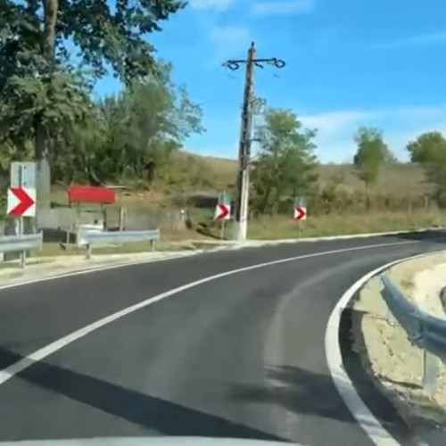 Drumul județean DJ 605C din Gorj, reabilitat între km 13+300 și km 15+274