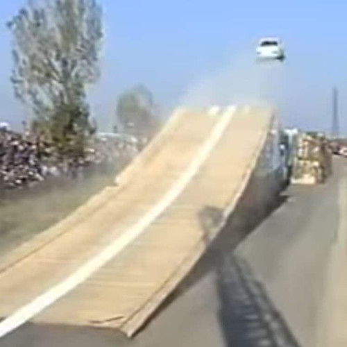 30 de ani de la cascadoria cu Dacia 1300 realizată de Lae Dreghici la Alba Iulia