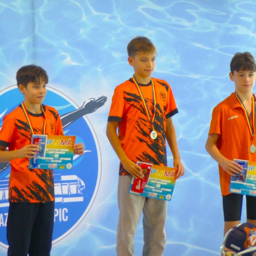 Înotătorii târgovișteni Ștefan Alecu și Andrei Dobre, medaliați la Cupa CSM Pitești