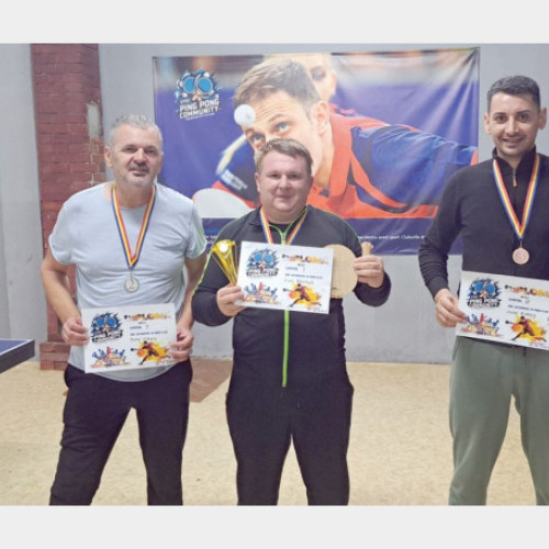 Cuc Remus a atins borna 700 la turneul 60 al clubului Ping Pong Community Ștei