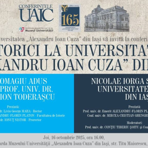 UAIC Iași organizează conferința „Omagiu adus prof. Ion Toderașcu” de Ziua Universității