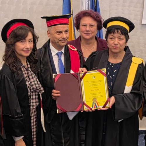 Profesorul Ion Popa, Doctor Honoris Causa al Universității Constantin Brâncuși