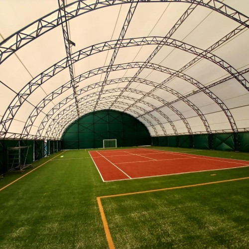 Balonul tensiostatic devine centru sportiv modern în Valu lui Traian