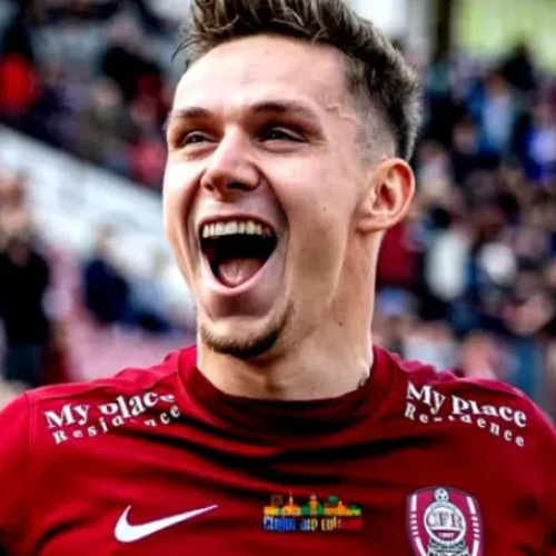 Mihai Stoica laudă evoluția atacantului Louis Munteanu în meciul România - Moldova