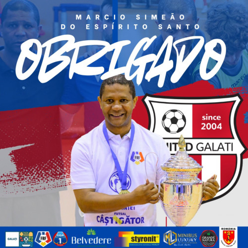 United Galați și-a întrerupt colaborarea cu antrenorul brazilian Marcio Santos