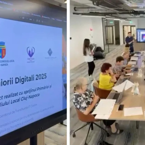 Seniorii clujeni pot participa gratuit la programul „Seniorii Digitali 2025”