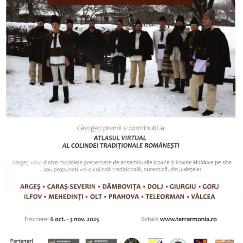 Centrul Județean de Cultură Dâmbovița susține promovarea colindelor tradiționale în 12 județe