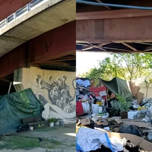 Tânăr român trăiește în condiții extreme sub un pod în Italia