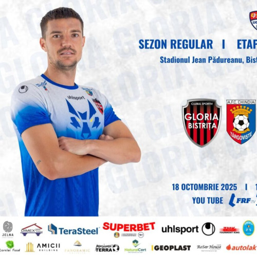 Gloria caută puncte vitale în duelul cu Chindia din Liga 2