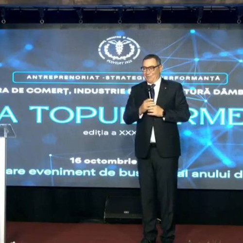 Victor Ponta a participat la Gala Topul Firmelor Dâmbovițene la Târgoviște