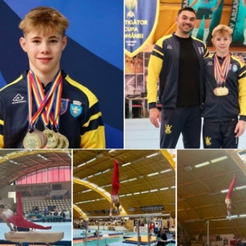 Performanță remarcabilă pentru gimnastul Trandaburu Leo Jason la Campionatul Național