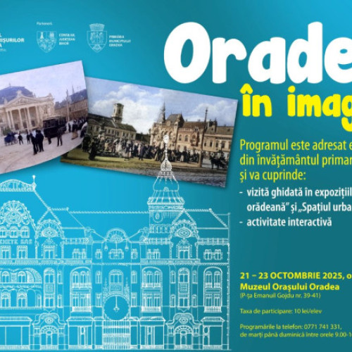 Muzeul Țării Crișurilor Oradea organizează ateliere pentru elevi pe tema palatelor orădene