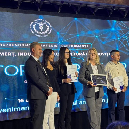 Firma de exercițiu „Patricia Design” premiată la Topul Firmelor Dâmbovițene 2025