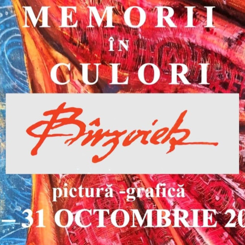 Expoziția "Memorii în culori" a artistului Cristian Bîrzoieș, la Muzeul Județean Botoșani