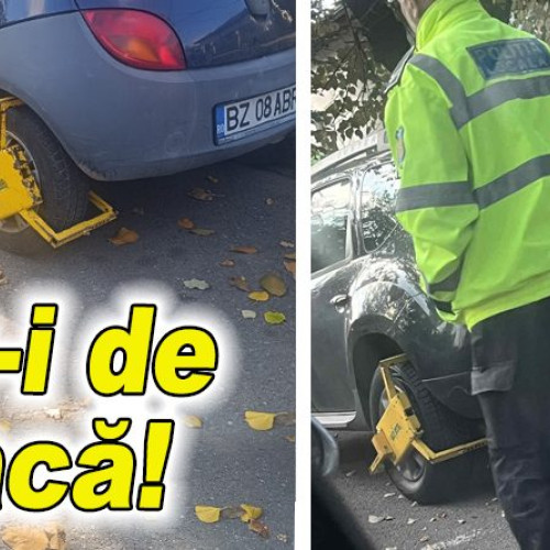 În Buzău, șoferii riscă amenzi mari pentru neplata taxei de parcare