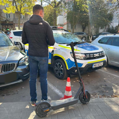 Polițiștii din Botoșani intensifică acțiunile împotriva accidentelor cu trotinete electrice