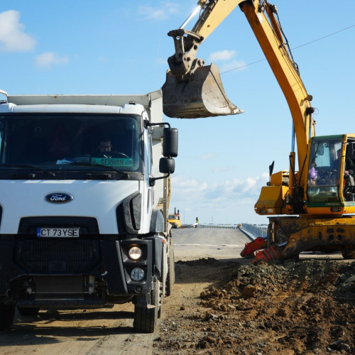 Se lucrează la modernizarea străzii Prelungirea Tractorului din Cumpăna