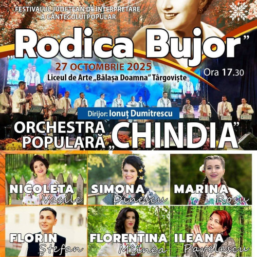 Festival la Târgoviște în memoria solistei Rodica Bujor