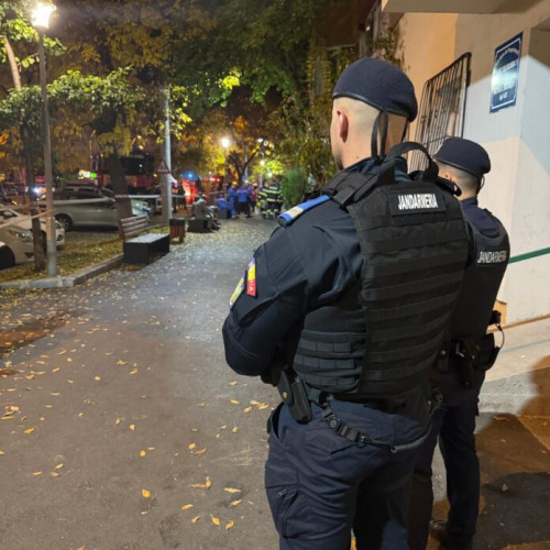 Jandarmii vor menține ordinea și securitatea în zona exploziei din Sector 5 pe timpul nopții