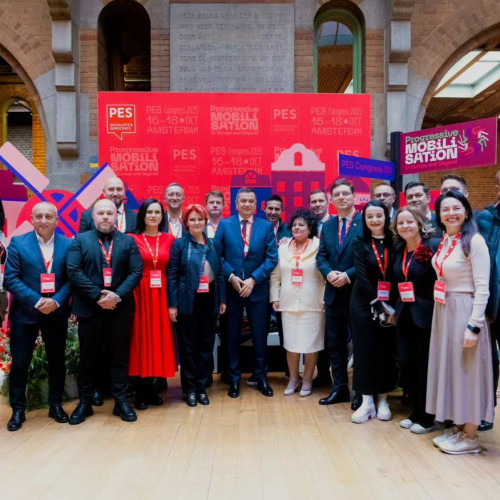 Delegația PSD participă la Congresul Partidului Socialiștilor Europeni de la Amsterdam