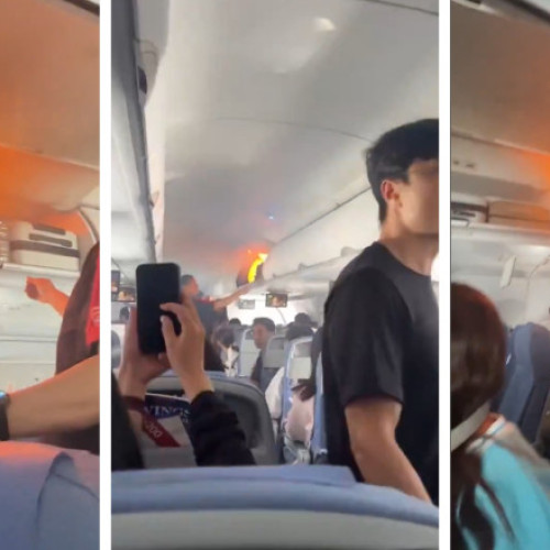 O baterie cu litiu a luat foc la bordul unui avion în zbor din China către Coreea de Sud