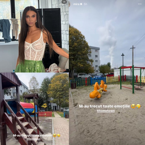 Mira, artista din Gorj, a revenit emoționant în orașul copilăriei sale