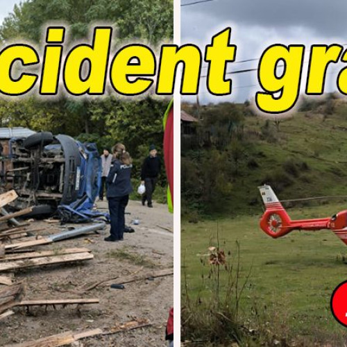 Șoferiță însărcinată pierde controlul autoutilitarei pe drumul Lopătari-Brăești