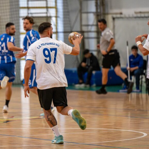 Politehnica Iași a pierdut clar în fața CSU Suceava 2 în Divizia A la handbal masculin