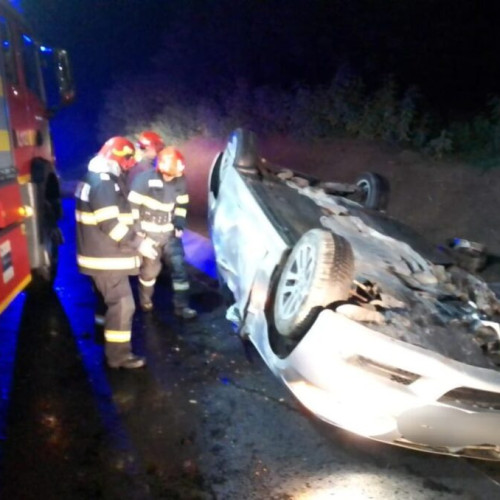 Persoană rănită într-un accident rutier în Bistrița-Năsăud
