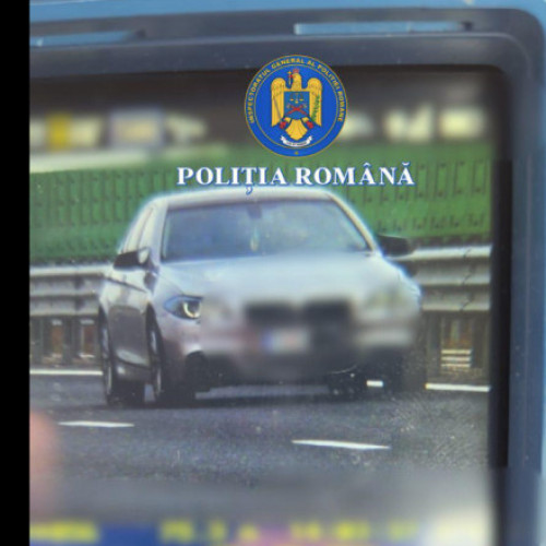 Tânăr prins conducând cu 227 km/h pe autostrada de centură a Capitalei