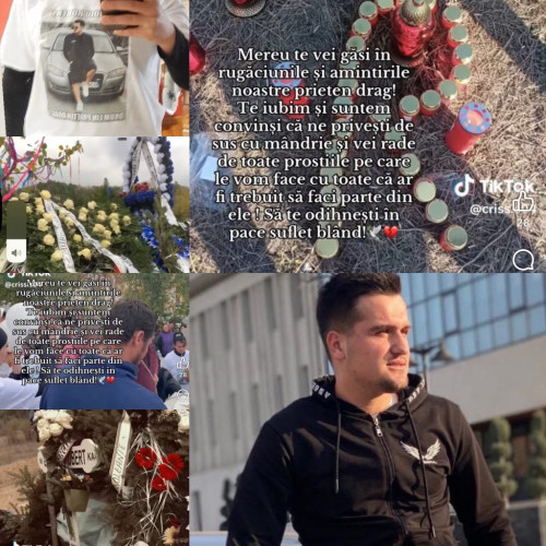 Comunitatea din Plopșoru a condus pe ultimul drum tânărul fotbalist Robert Dafinoiu