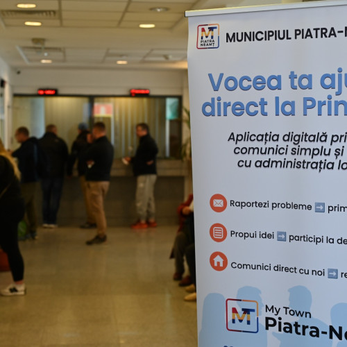 Piatra-Neamț lansează platforma digitală My Town pentru comunicarea cu cetățenii