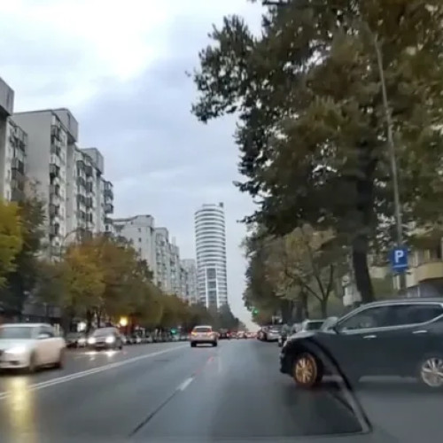 Sfârșit periculos pe Calea Florești din cauza unei ieșiri de la benzinărie